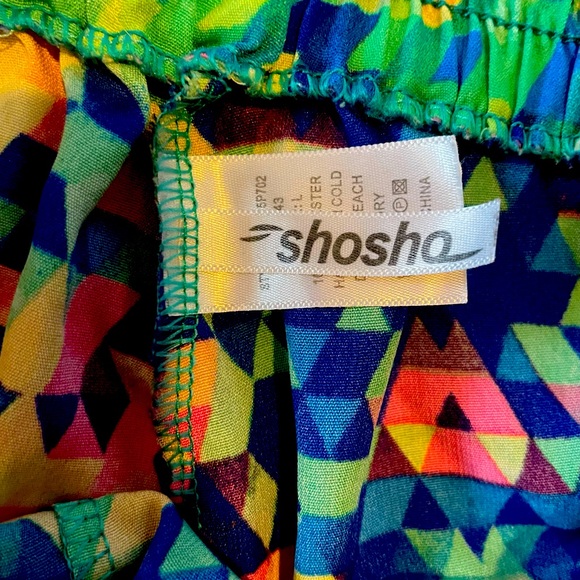 Shosha Women's Running Shorts, Large, Neon - Picture 4 of 5